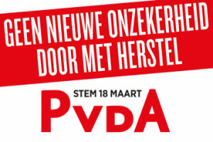 Door met herstel: stem PvdA!
